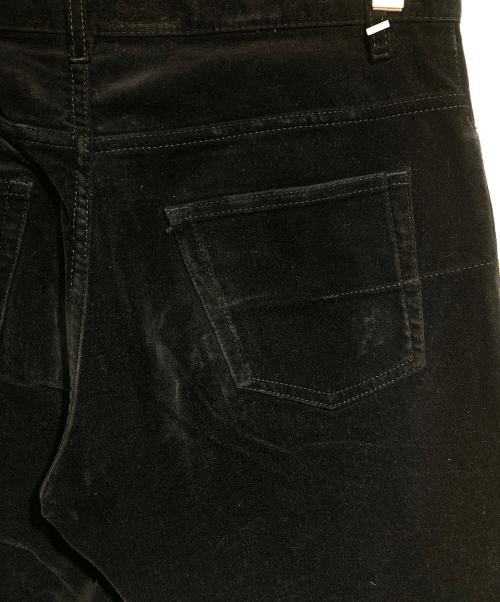 DIOR HOMME（ディオール オム）DIOR HOMME (ディオール オム) ベロアスキニーパンツ ブラック サイズ:29の古着・服飾アイテム