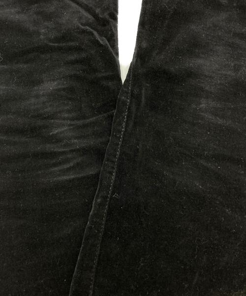 DIOR HOMME（ディオール オム）DIOR HOMME (ディオール オム) ベロアスキニーパンツ ブラック サイズ:29の古着・服飾アイテム