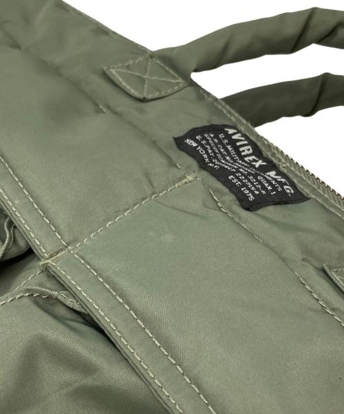 AVIREX（アヴィレックス）AVIREX (アヴィレックス) TOPGAN HELMET BAG/ヘルメットバッグ グリーンの古着・服飾アイテム