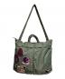 AVIREX (アヴィレックス) TOPGAN HELMET BAG/ヘルメットバッグ グリーン：12000円