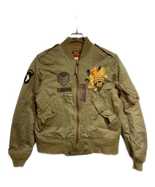 BUZZ RICKSON'S（バズリクソンズ）BUZZ RICKSON'S (バズリクソンズ) L-2 フライトジャケット グリーン サイズ:36の古着・服飾アイテム