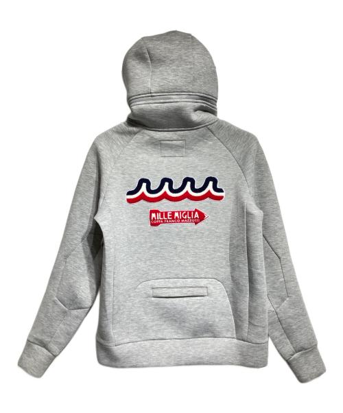 muta MARINE（ムータマリン）muta MARINE (ムータマリン) ワッペンボンディングジップパーカー グレー サイズ:Mの古着・服飾アイテム