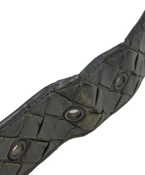 BOTTEGA VENETA（ボッテガベネタ）BOTTEGA VENETA (ボッテガベネタ) イントレチャートベルト/Intrecciato belt グレーの古着・服飾アイテム