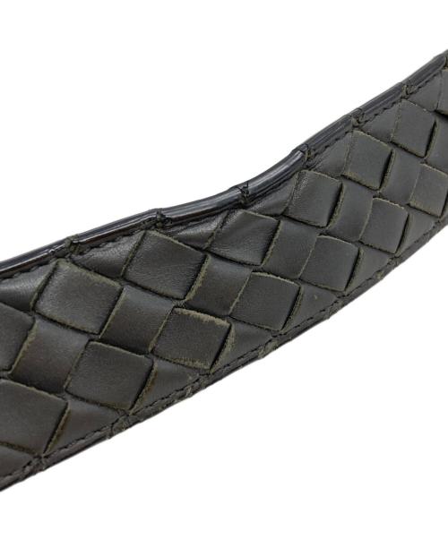 BOTTEGA VENETA（ボッテガベネタ）BOTTEGA VENETA (ボッテガベネタ) イントレチャートベルト/Intrecciato belt グレーの古着・服飾アイテム