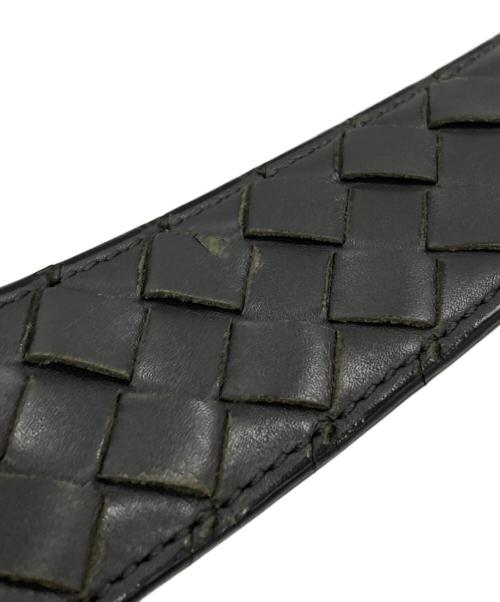 BOTTEGA VENETA（ボッテガベネタ）BOTTEGA VENETA (ボッテガベネタ) イントレチャートベルト/Intrecciato belt グレーの古着・服飾アイテム