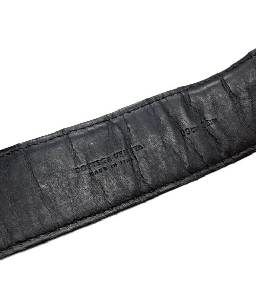 BOTTEGA VENETA（ボッテガベネタ）BOTTEGA VENETA (ボッテガベネタ) イントレチャートベルト/Intrecciato belt グレーの古着・服飾アイテム
