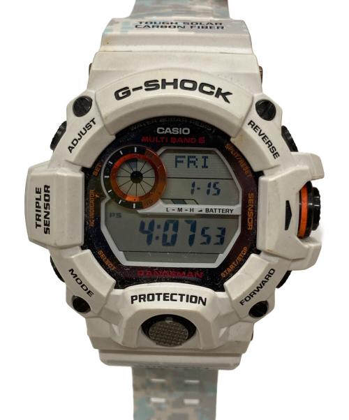 G-SHOCK（ジーショック）G-SHOCK (ジーショック) BURTON (バートン) MASTER OF G - LAND/マスター・オブ・G - ランド ホワイト×ブルーの古着・服飾アイテム