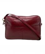 J&M DAVIDSONジェイ＆エム デヴィッドソン）の古着「PEBBLEショルダーバッグ/Pebble shoulder bag」｜レッド