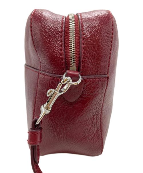 J&M DAVIDSON（ジェイ＆エム デヴィッドソン）J&M DAVIDSON (ジェイ＆エム デヴィッドソン) PEBBLEショルダーバッグ/Pebble shoulder bag  レッドの古着・服飾アイテム