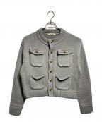 THE TOEザ・トゥー）の古着「Residenz Knit Cardigan/レジデンツ・ニット・カーディガン」｜グレー