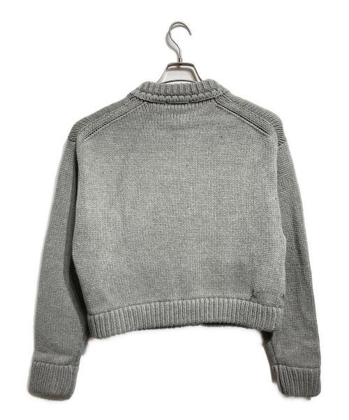 THE TOE（ザ・トゥー）THE TOE (ザ・トゥー) Residenz Knit Cardigan/レジデンツ・ニット・カーディガン グレー サイズ:Sの古着・服飾アイテム