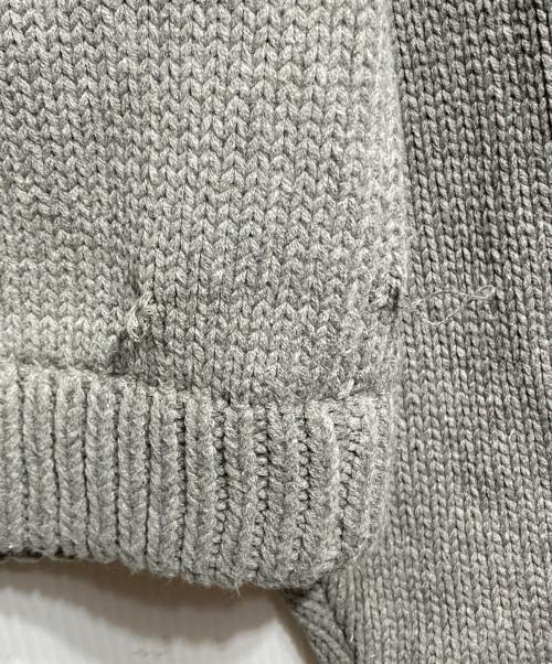 THE TOE（ザ・トゥー）THE TOE (ザ・トゥー) Residenz Knit Cardigan/レジデンツ・ニット・カーディガン グレー サイズ:Sの古着・服飾アイテム