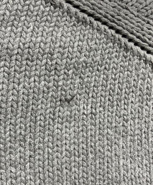 THE TOE（ザ・トゥー）THE TOE (ザ・トゥー) Residenz Knit Cardigan/レジデンツ・ニット・カーディガン グレー サイズ:Sの古着・服飾アイテム