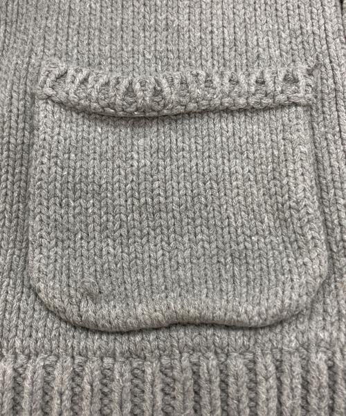THE TOE（ザ・トゥー）THE TOE (ザ・トゥー) Residenz Knit Cardigan/レジデンツ・ニット・カーディガン グレー サイズ:Sの古着・服飾アイテム