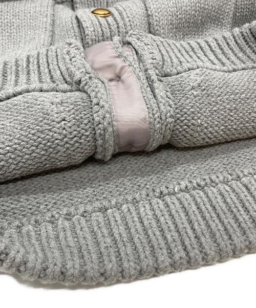 THE TOE（ザ・トゥー）THE TOE (ザ・トゥー) Residenz Knit Cardigan/レジデンツ・ニット・カーディガン グレー サイズ:Sの古着・服飾アイテム