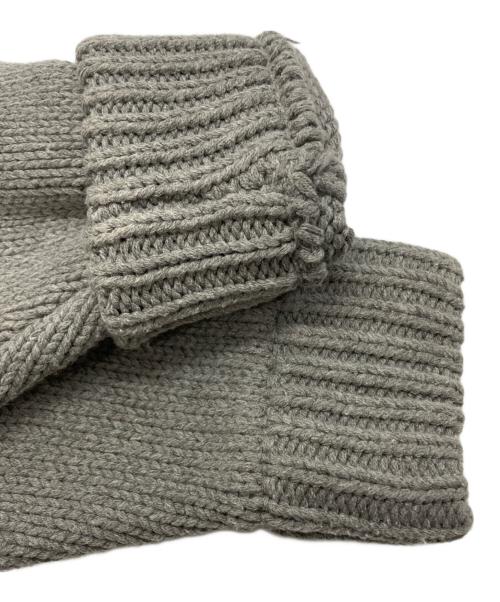 THE TOE（ザ・トゥー）THE TOE (ザ・トゥー) Residenz Knit Cardigan/レジデンツ・ニット・カーディガン グレー サイズ:Sの古着・服飾アイテム