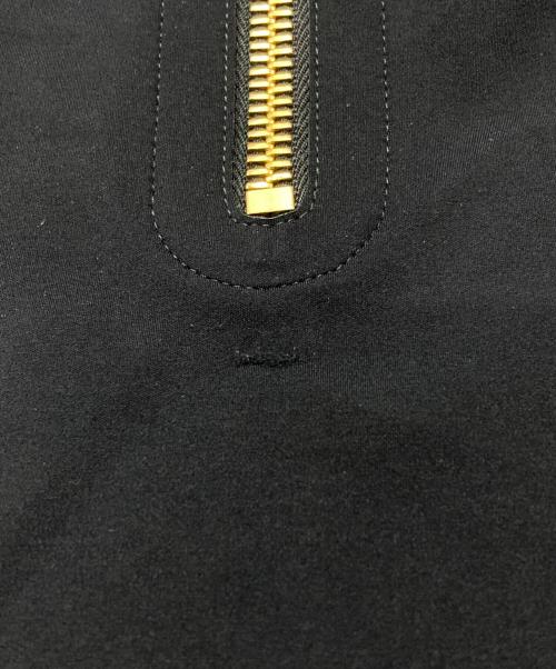 LOUIS VUITTON（ルイ ヴィトン）LOUIS VUITTON (ルイ ヴィトン) テクニカルジャージーピーターパンカラードレス/Technical Jersey Peter Pan Collar Dress ブラック サイズ:38の古着・服飾アイテム