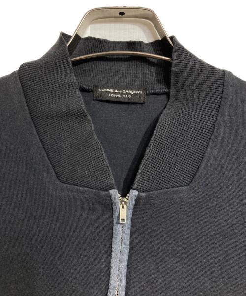 COMME des GARCONS HOMME PLUS（コムデギャルソンオムプリュス）COMME des GARCONS HOMME PLUS (コムデギャルソンオムプリュス) ハーフジップポロシャツ/Half-zip polo shirt ブラック サイズ:FREEの古着・服飾アイテム