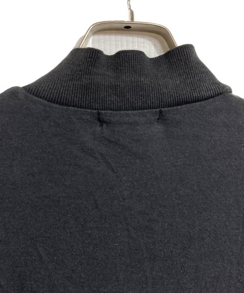 COMME des GARCONS HOMME PLUS（コムデギャルソンオムプリュス）COMME des GARCONS HOMME PLUS (コムデギャルソンオムプリュス) ハーフジップポロシャツ/Half-zip polo shirt ブラック サイズ:FREEの古着・服飾アイテム