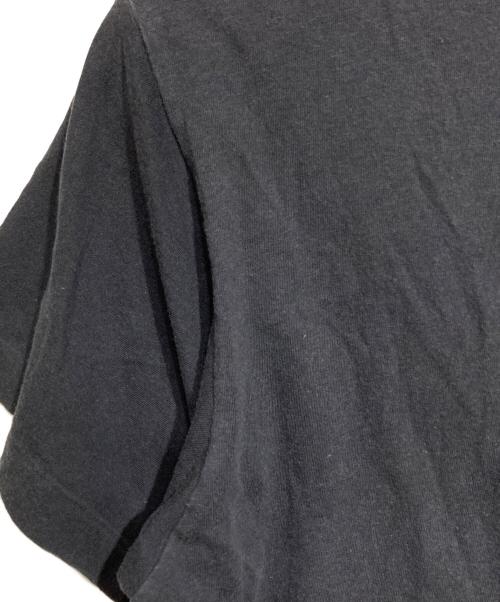 COMME des GARCONS HOMME PLUS（コムデギャルソンオムプリュス）COMME des GARCONS HOMME PLUS (コムデギャルソンオムプリュス) ハーフジップポロシャツ/Half-zip polo shirt ブラック サイズ:FREEの古着・服飾アイテム