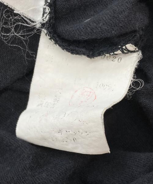 COMME des GARCONS HOMME PLUS（コムデギャルソンオムプリュス）COMME des GARCONS HOMME PLUS (コムデギャルソンオムプリュス) ハーフジップポロシャツ/Half-zip polo shirt ブラック サイズ:FREEの古着・服飾アイテム