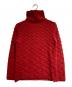 ISSEY MIYAKE（イッセイミヤケ）の古着「スパイダーネットアンゴラニット/Spider Net Angola Knit」｜レッド