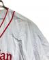 中古・古着 CHRISTIAN DADA (クリスチャンダダ) LIQUIDATED ロングベースボールシャツ / LIQUIDATED Long Baseball Shirt レッド×ブルー サイズ:44：8000円