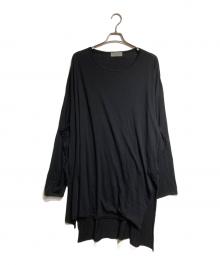 Yohji Yamamoto pour homme（ヨウジヤマモト プールオム）の古着「DIORAMA COTTON ⅬONG SLEEVE」｜ブラック