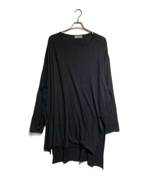 Yohji Yamamoto pour homme（ヨウジヤマモト プールオム）Yohji Yamamoto pour homme (ヨウジヤマモト プールオム) DIORAMA COTTON ⅬONG SLEEVE ブラック サイズ:3の古着・服飾アイテム