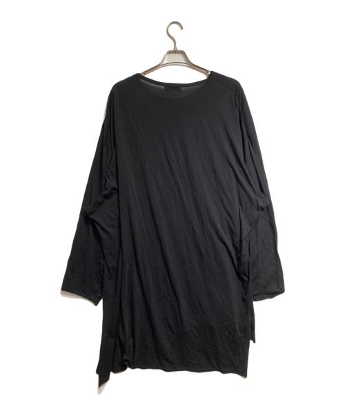 Yohji Yamamoto pour homme（ヨウジヤマモト プールオム）Yohji Yamamoto pour homme (ヨウジヤマモト プールオム) DIORAMA COTTON ⅬONG SLEEVE ブラック サイズ:3の古着・服飾アイテム