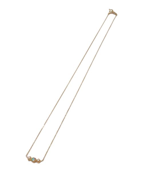 ete（エテ）ete (エテ) K10YGオパール＆パール ネックレス/K10 Yellow Gold Opal and Pearl Necklace ゴールドの古着・服飾アイテム