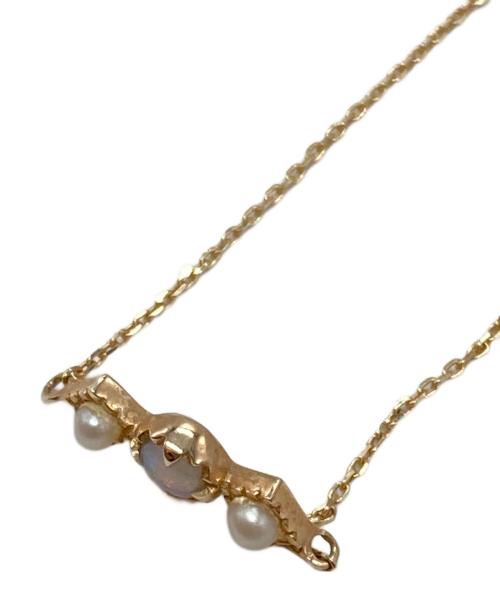 ete（エテ）ete (エテ) K10YGオパール＆パール ネックレス/K10 Yellow Gold Opal and Pearl Necklace ゴールドの古着・服飾アイテム