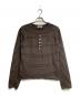 SYUMAN.（シュウマン）の古着「LAYERED HENLY LONG SLEEVES/レイヤード・ヘンリー・ロングスリーブス」｜ブラウン
