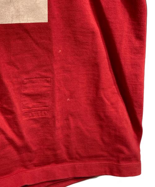 DRKSHDW（ダークシャドウ）DRKSHDW (ダークシャドウ) Layered Long Sleeve T-shirt/レイヤードロングスリーブカットソー レッド×ブラウン サイズ:Sの古着・服飾アイテム