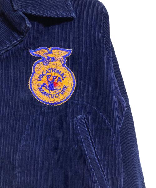 NATIONAL FFA（ナショナルエフエフエー）NATIONAL FFA (ナショナルエフエフエー) FFAコーデュロイジャケット/Corduroy jacket ネイビー サイズ:34の古着・服飾アイテム