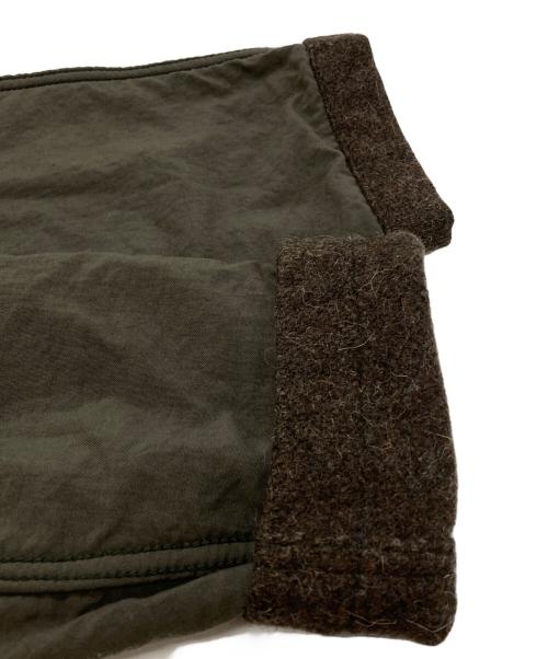 COMME des GARCONS HOMME（コムデギャルソン オム）COMME des GARCONS HOMME (コムデギャルソン オム) インサイドアウトウールナイロンコート/Inside-out Wool-Nylon Coat ブラウン サイズ:XSの古着・服飾アイテム