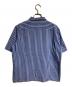 COMME des GARCONS JUNYA WATANABE MAN (コム デ ギャルソン ジュンヤ ワタナベ マン) 刺子チェックジップアップシャツ/Sashiko Check Zip-Up Shirt ブルー サイズ:M：15000円