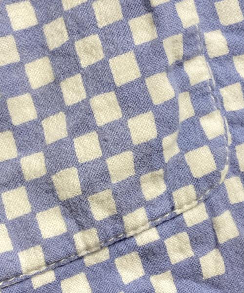 COMME des GARCONS HOMME（コムデギャルソン オム）COMME des GARCONS HOMME (コムデギャルソン オム) チェッカーロゴS/Sシャツ/plaid shirt ブルー サイズ:Ｍの古着・服飾アイテム