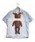 COMME des GARCONS SHIRT（コムデギャルソンシャツ）の古着「ウサギプリントS/Sシャツ/Rabbit print 」｜ブルー