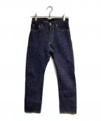 F.O.B FACTORYエフオービー ファクトリー）の古着「ストレートデニムパンツ/Straight denim pants」｜インディゴ