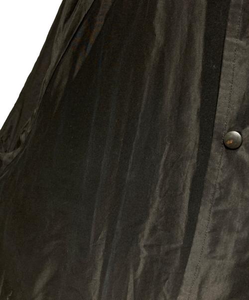 COMOLI（コモリ）COMOLI (コモリ) コットンシルク フーデッドコート/Cotton Silk Hooded Coat ブラック サイズ:2の古着・服飾アイテム