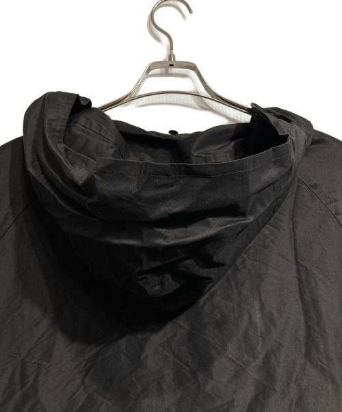 COMOLI（コモリ）COMOLI (コモリ) コットンシルク フーデッドコート/Cotton Silk Hooded Coat ブラック サイズ:2の古着・服飾アイテム