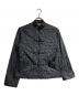 GOOD DESIGN SHOP COMME des GARCONS（グッドデザインショップ コムデギャルソン）の古着「キルティングチャイナジャケット/Quilted Chinese Jacket」｜ブラック