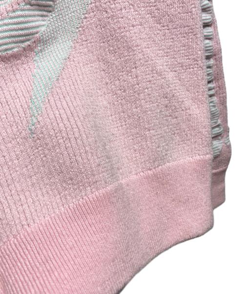 ROTOL（ロトル）ROTOL (ロトル) 3D SKELTON KNIT/ 3Dスケルトンニット ピンク サイズ:2の古着・服飾アイテム