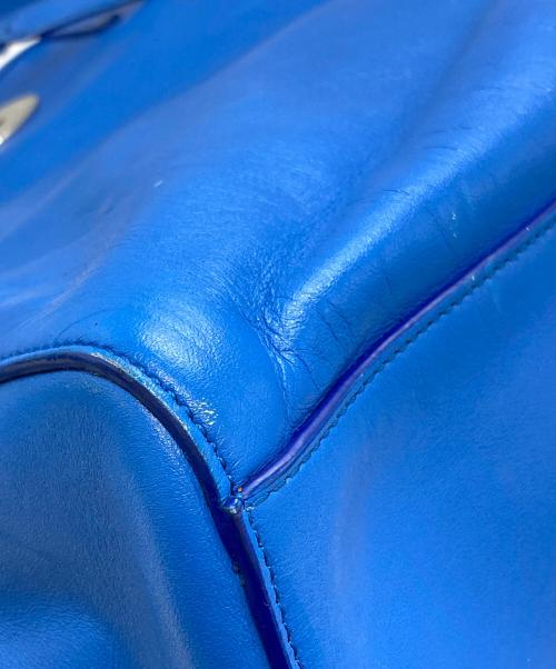 MULBERRY（マルベリー）MULBERRY (マルベリー) MEDIUM DORSET TOTE/ミディアムドーセットトート ブルーの古着・服飾アイテム