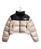 THE NORTH FACEザ ノース フェイス）の古着「Nuptse 700 Fill Short Jacket/ヌプシ 700フィル ショートジャケット」｜ブラック×ピンク