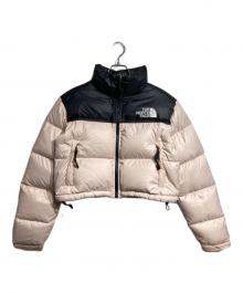 THE NORTH FACE（ザ ノース フェイス）の古着「Nuptse 700 Fill Short Jacket/ヌプシ 700フィル ショートジャケット」｜ブラック×ピンク