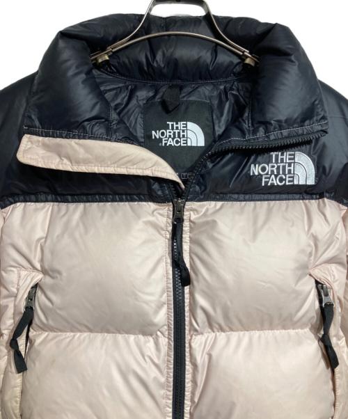 THE NORTH FACE（ザ ノース フェイス）THE NORTH FACE (ザ ノース フェイス) Nuptse 700 Fill Short Jacket/ヌプシ 700フィル ショートジャケット ブラック×ピンク サイズ:Mの古着・服飾アイテム