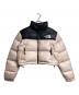 THE NORTH FACE（ザ ノース フェイス）の古着「Nuptse 700 Fill Short Jacket/ヌプシ 700フィル ショートジャケット」｜ブラック×ピンク