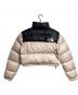 THE NORTH FACE (ザ ノース フェイス) Nuptse 700 Fill Short Jacket/ヌプシ 700フィル ショートジャケット ブラック×ピンク サイズ:M：20000円